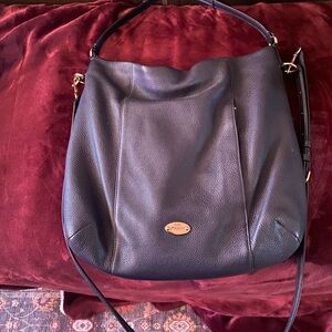 Coach Black Leather Crossbody Bag